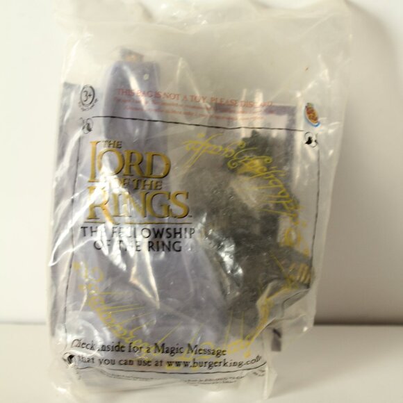 Lot of 4 Toys The Lord Of The Rings 2001 Burger Kings - Picture 1 of 4